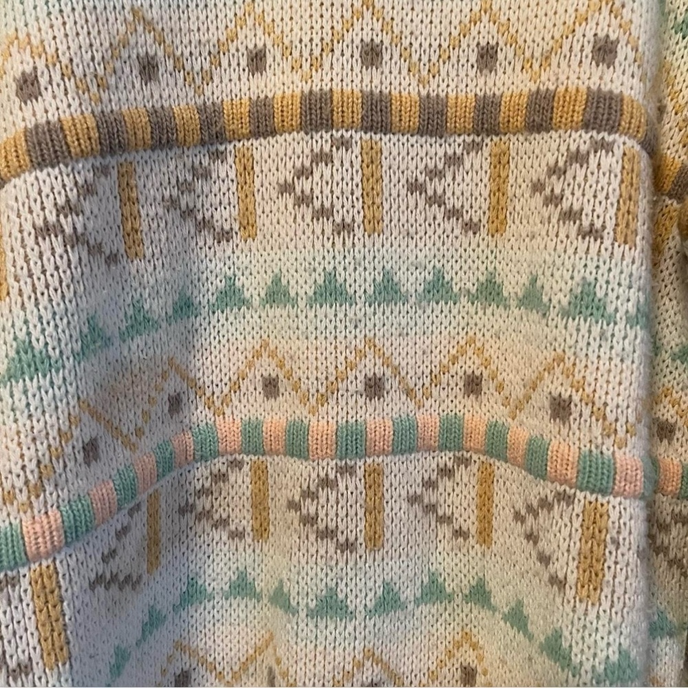 Cozy Geometric Pattern Sweater - Picture 2 of 3
